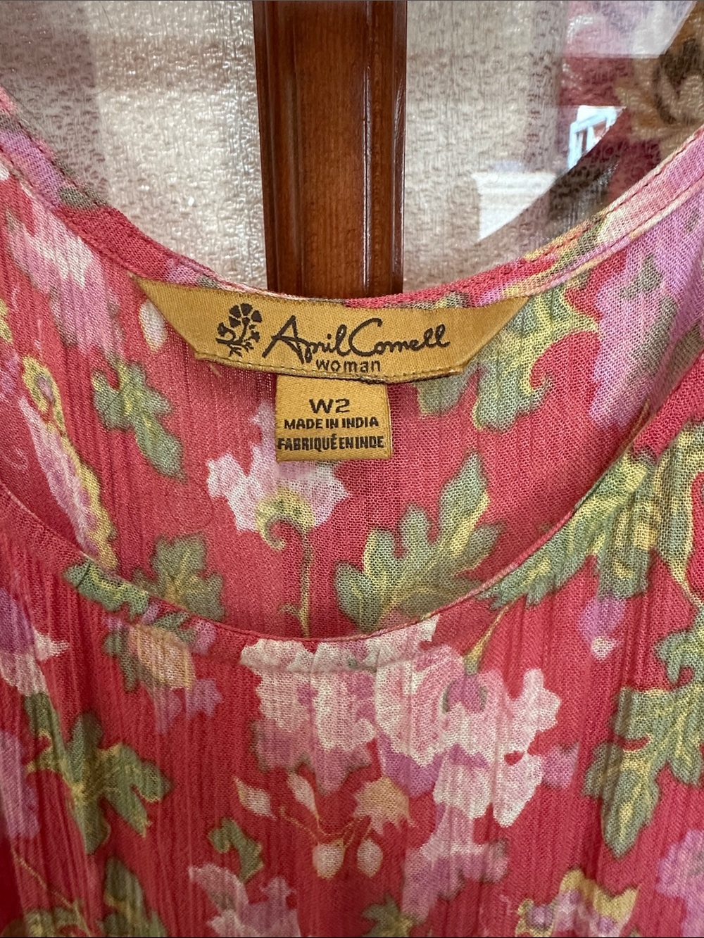 April Cornell Pink Floral Maxi Dress - Picture 5 of 6